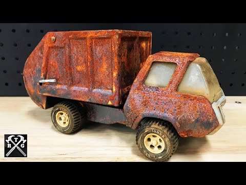 Restoring a Rusty Tonka Garbage truck – Tonka Toy Restoration