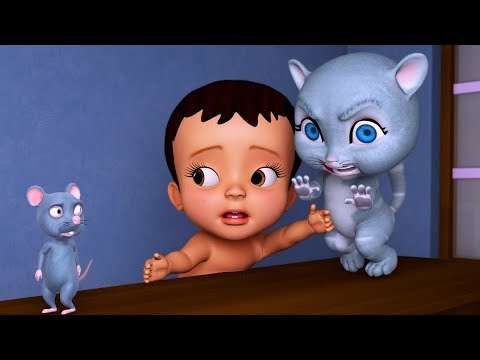 Chuhe Ne Kya Kiya? Bhaago Baag | Hindi Rhymes for Children | Infobells