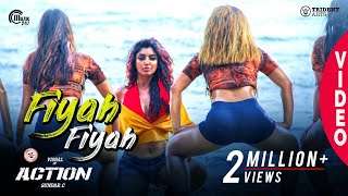 Action | Fiyah Fiyah Video Song | Vishal Akanksha Puri | Hiphop Tamizha | Navz-47 | Sundar.C