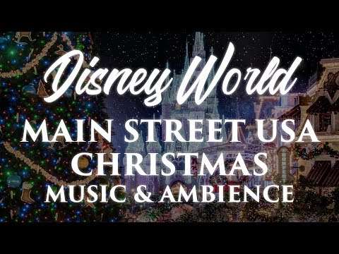 Disney World Music & Ambience – Christmas on Main Street USA in the Magic Kingdom