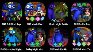 FNF Rainbow Friends FNF Playtime Music Night Battle FNF Funkin Rap FNF Corrupted Pibby