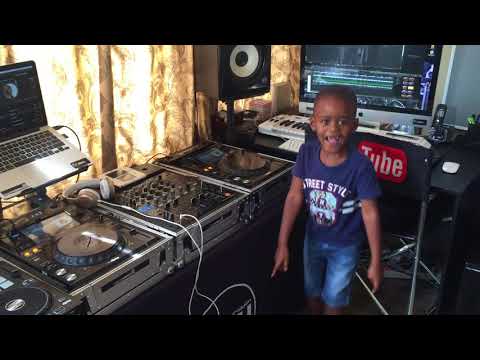 DJ Arch Jnr Playing a New South African Hit Song From Dj Shimza and Dj Maphorisa – Make (5yrs Old)