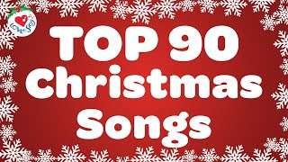 Top 90 Christmas Songs with Lyrics 🎅 Merry Christmas 2024