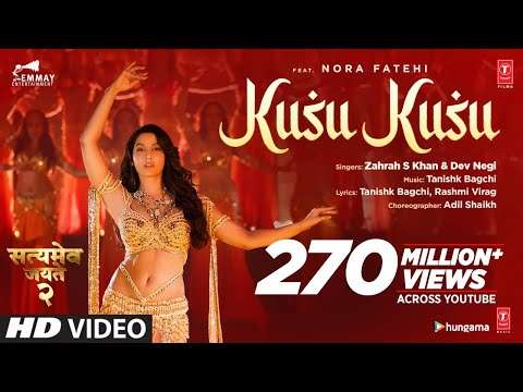 Kusu Kusu Song Ft Nora Fatehi | Satyameva Jayate 2 | John A, Divya K | Tanishk B Zahrah Khan, Dev N