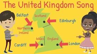 United Kingdom Song – A fun kid’s song about the UK and its capitals