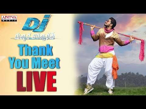 DJ – Duvvada Jagannadham Thank You Meet Live || AlluArjun Pooja Hegde Harish Shankar DSP