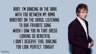 Perfect  Ed Sheeran (Lyrics)