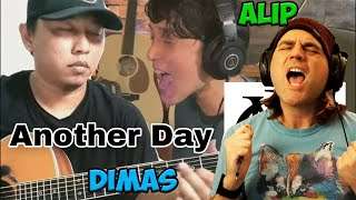 Dimas Senopati and Alip Ba Ta Reaction -Dream Theater ? Another day ( Acoustic Cover )