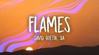 David Guetta & Sia  Flames (Lyrics)