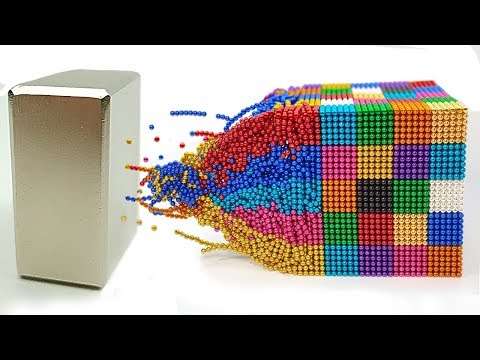 Playing with 60 000 Magnetic Balls ⭐ Slow Motion ⭐ 100+1% Satisfying Video