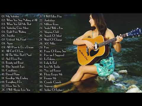 Top 50 Guitar Love Songs Instrumental  Soft Relaxing Romantic Guitar Music